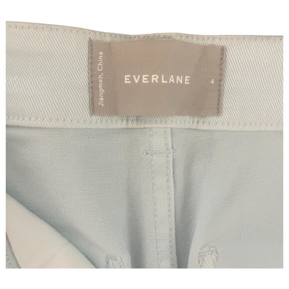Everlane The Utility Barrel Stretch High Waisted Pants Jeans Icy Blue Size 4 - Picture 4 of 6